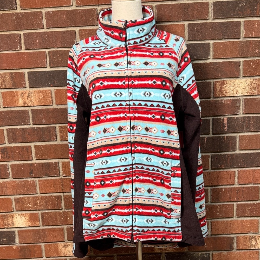 Outback Trading Co. Full Zip Fleece Faith Jacket